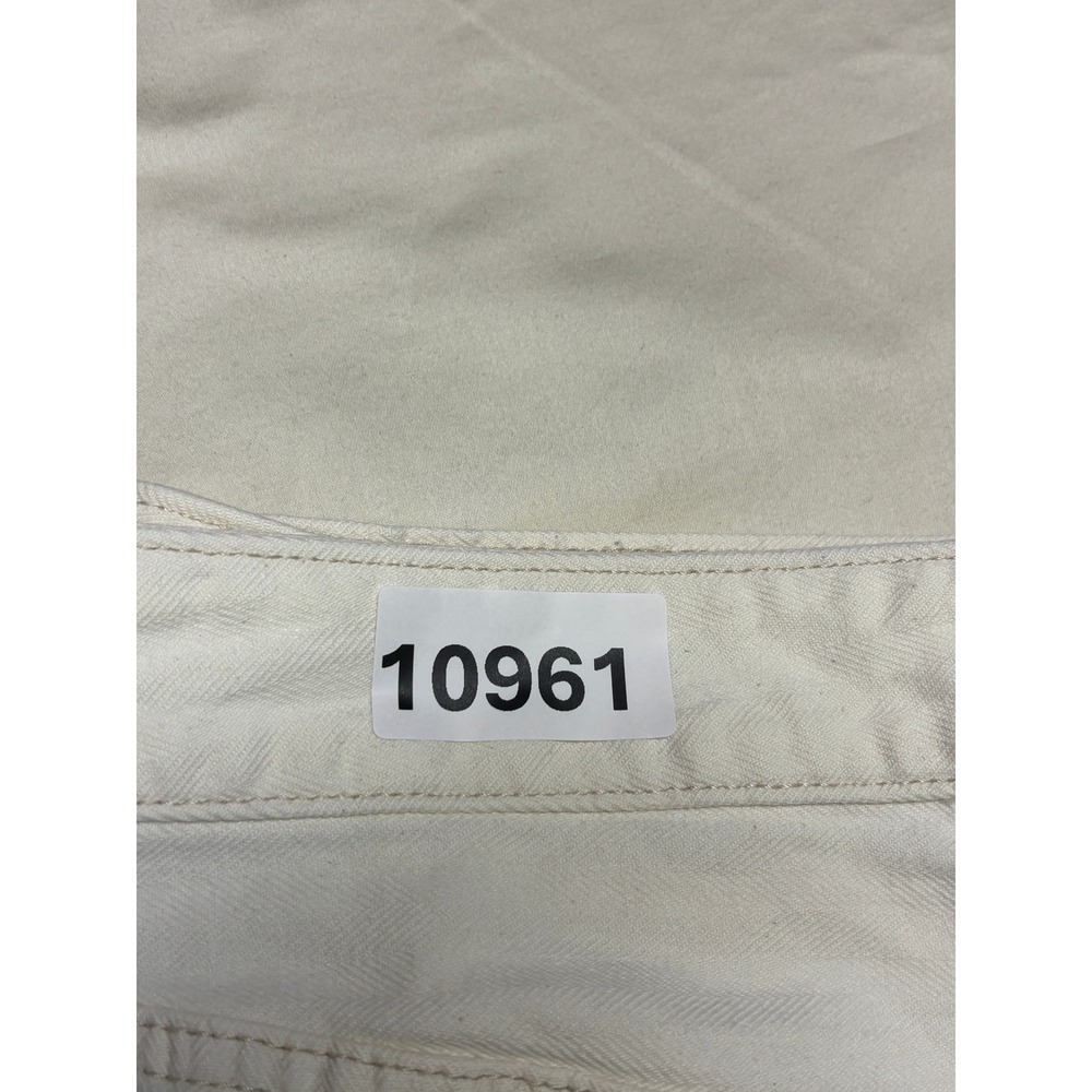 Abercrombie & Fitch Curve Love Wide Leg High Rise White Jeans Women Plus 33 L28 - Picture 11 of 11